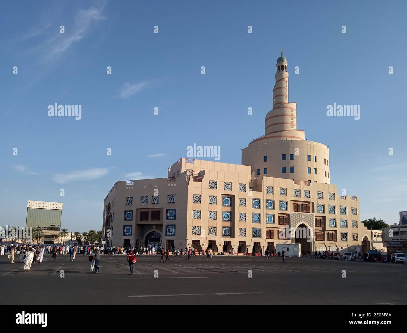 Vue sur Fanar, c'est l'une des destinations touristiques les plus importantes au Qatar Banque D'Images