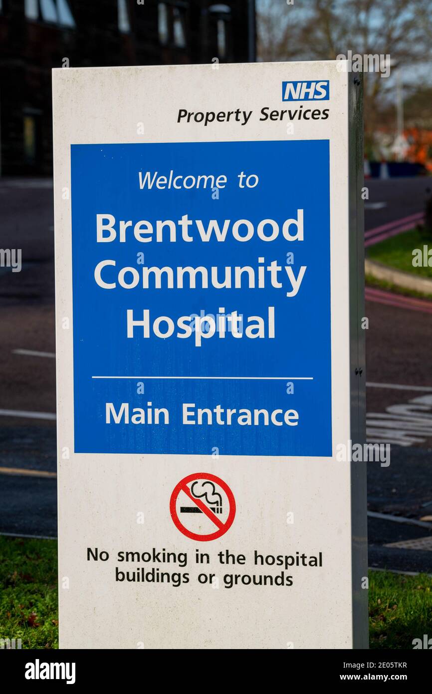 Brentwood Essex 30 décembre 2020 Brentwood, Essex a le taux d'infection le plus élevé à Covid-19 en Angleterre et Essex a déclaré un « incident critique » en raison de la pression exercée sur les hôpitaux et les installations du NHS. Crédit : Ian Davidson/Alay Live News Banque D'Images