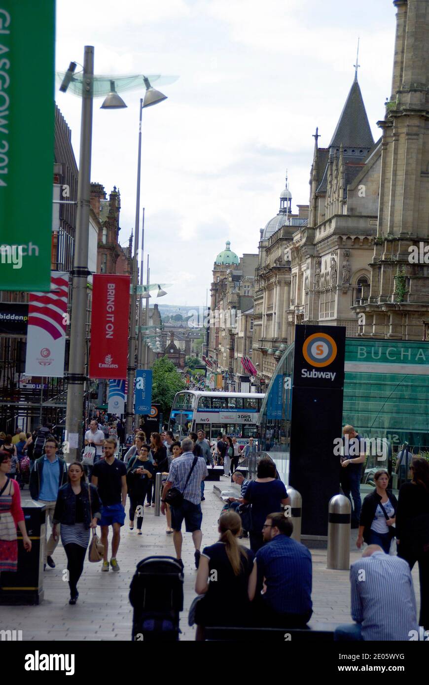 Buchanan Street Glasgow Banque D'Images