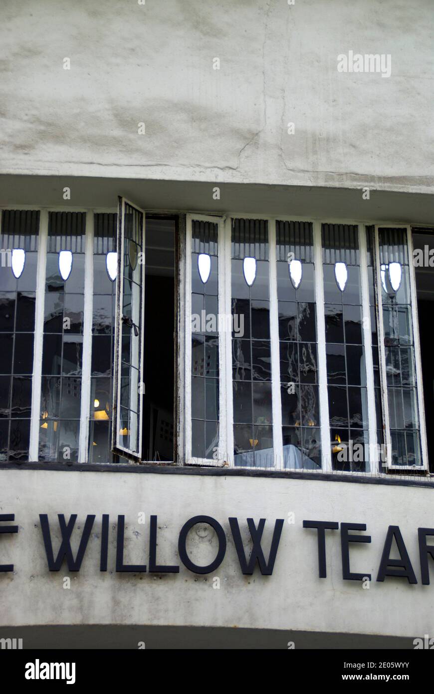 Les Willow Tearooms en 2014 détails extérieurs Banque D'Images