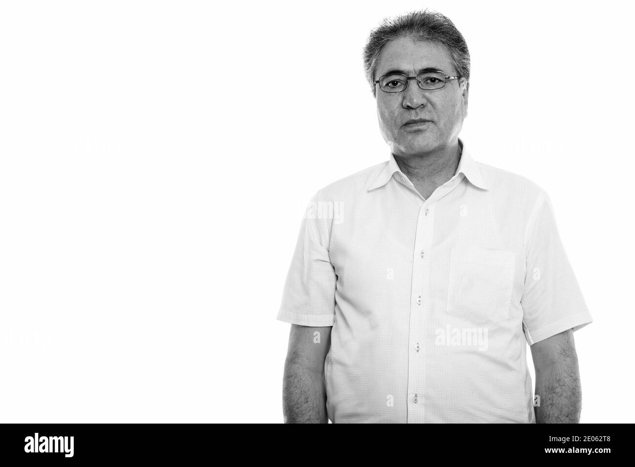 Photo studio d'un homme persan senior Banque D'Images