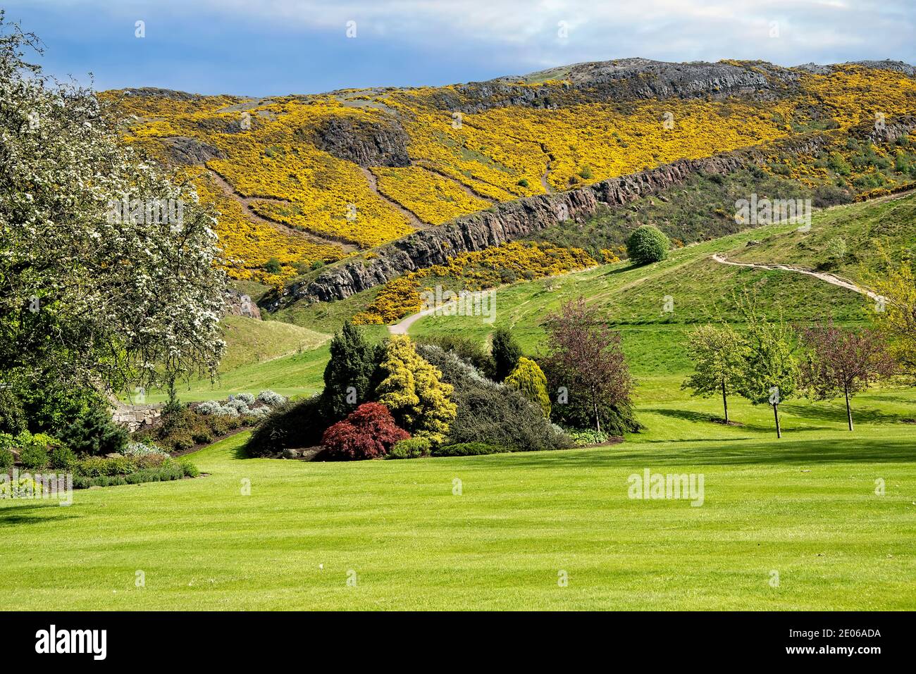 Arthur's Seat à Édimbourg, en Écosse, situé dans Holyrood Park. Banque D'Images