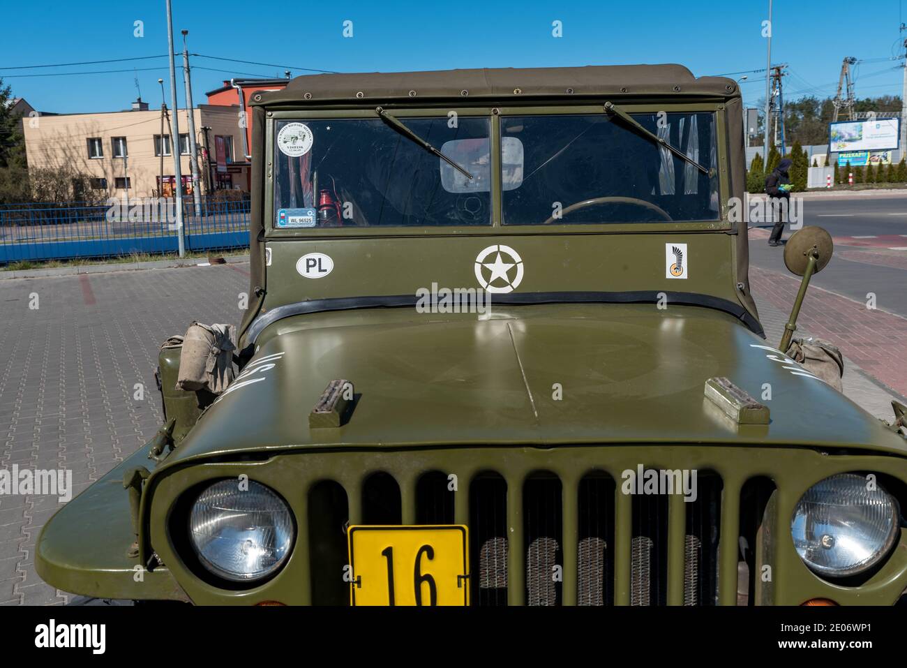 Toit Souple Militaire Vert Pour Jeep Willys MB GPW CJ2A - Toile Renforcée - Installation Facile