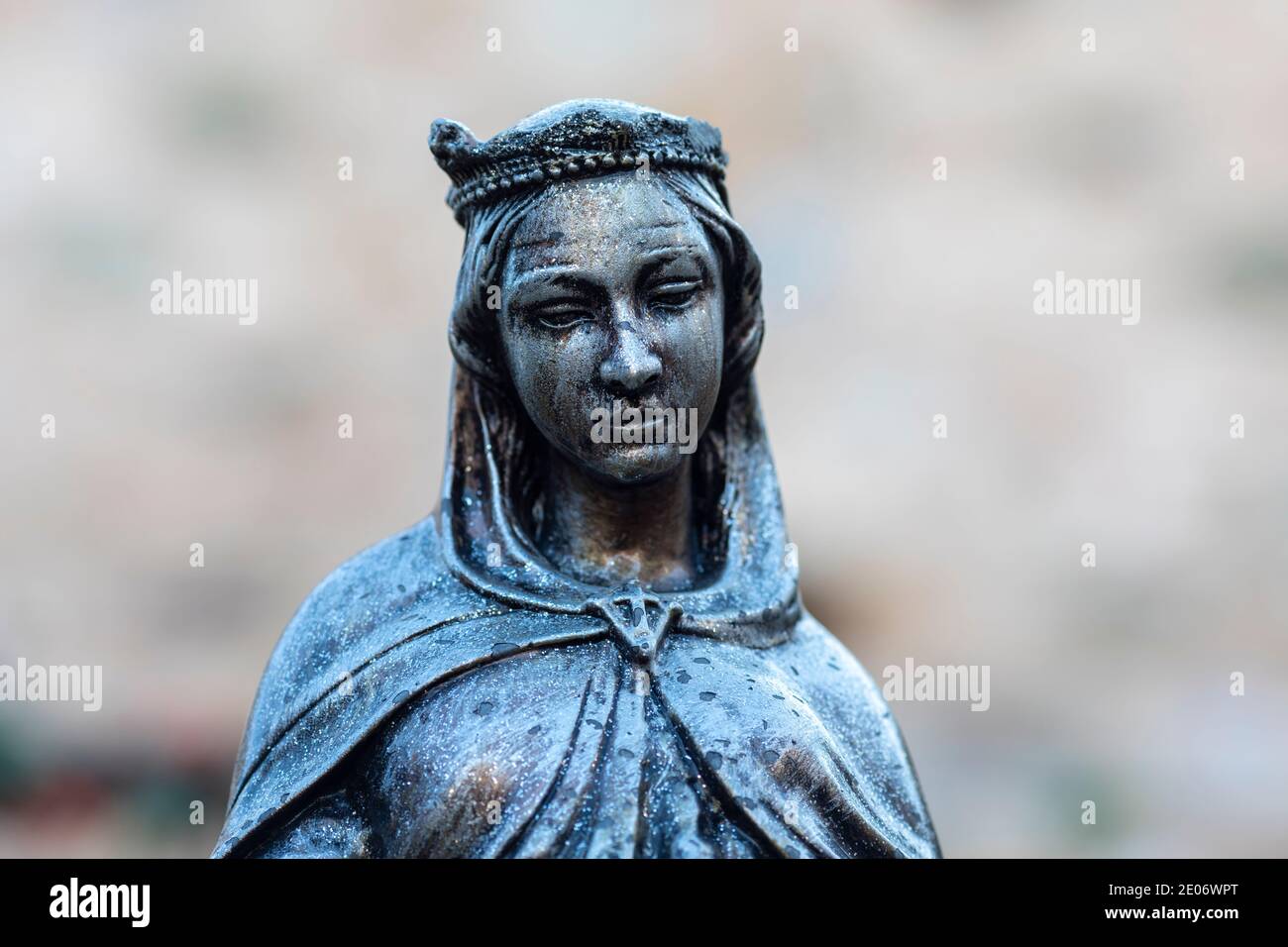 Une statue vierge de marie à sirince - izmir - Turquie Banque D'Images