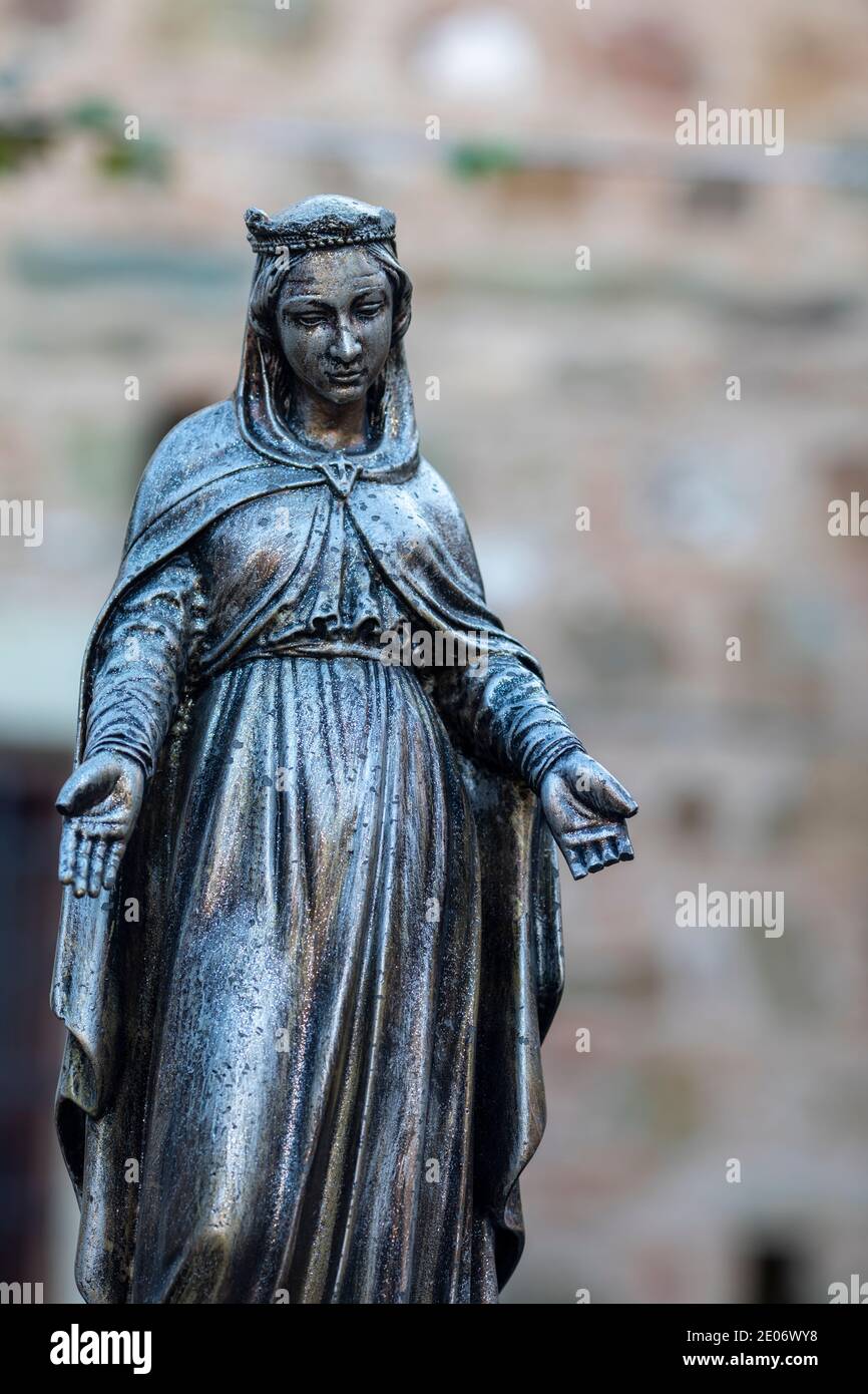 Une statue vierge de marie à sirince - izmir - Turquie Banque D'Images