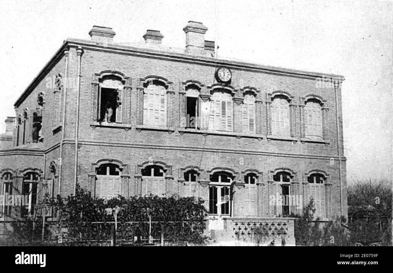 Le quartier général français. Banque D'Images