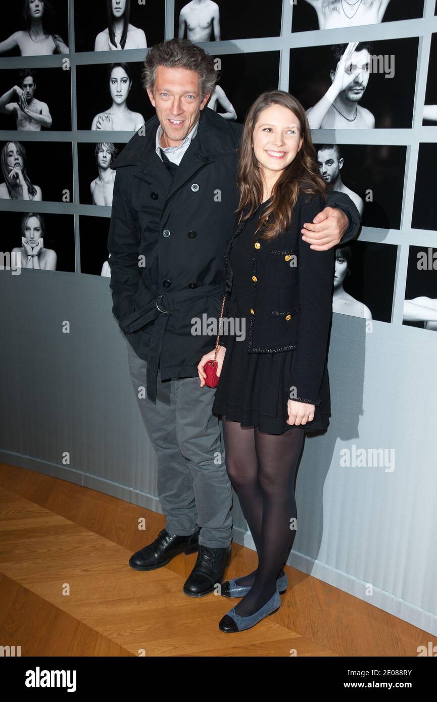 Vincent Cassel et Josephine Japy (le Moine) assistent à la photo pour les révélations du Cesar de 2012 qui se sont tenues à Chaumet, place vendôme, à Paris, France, le 16 janvier 2012. Photo de Nicolas Genin/ABACAPRESS.COM Banque D'Images