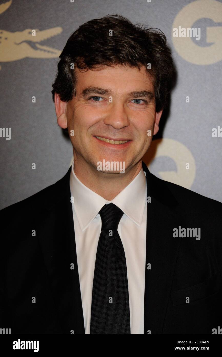 Arnaud Montebourg participant à la fête "GQ Man of the Year 2011" à l'hôtel Ritz , à Paris, France, le 18 janvier 2012. Photo d'Alban Wyters/ABACAPRESS.COM Banque D'Images