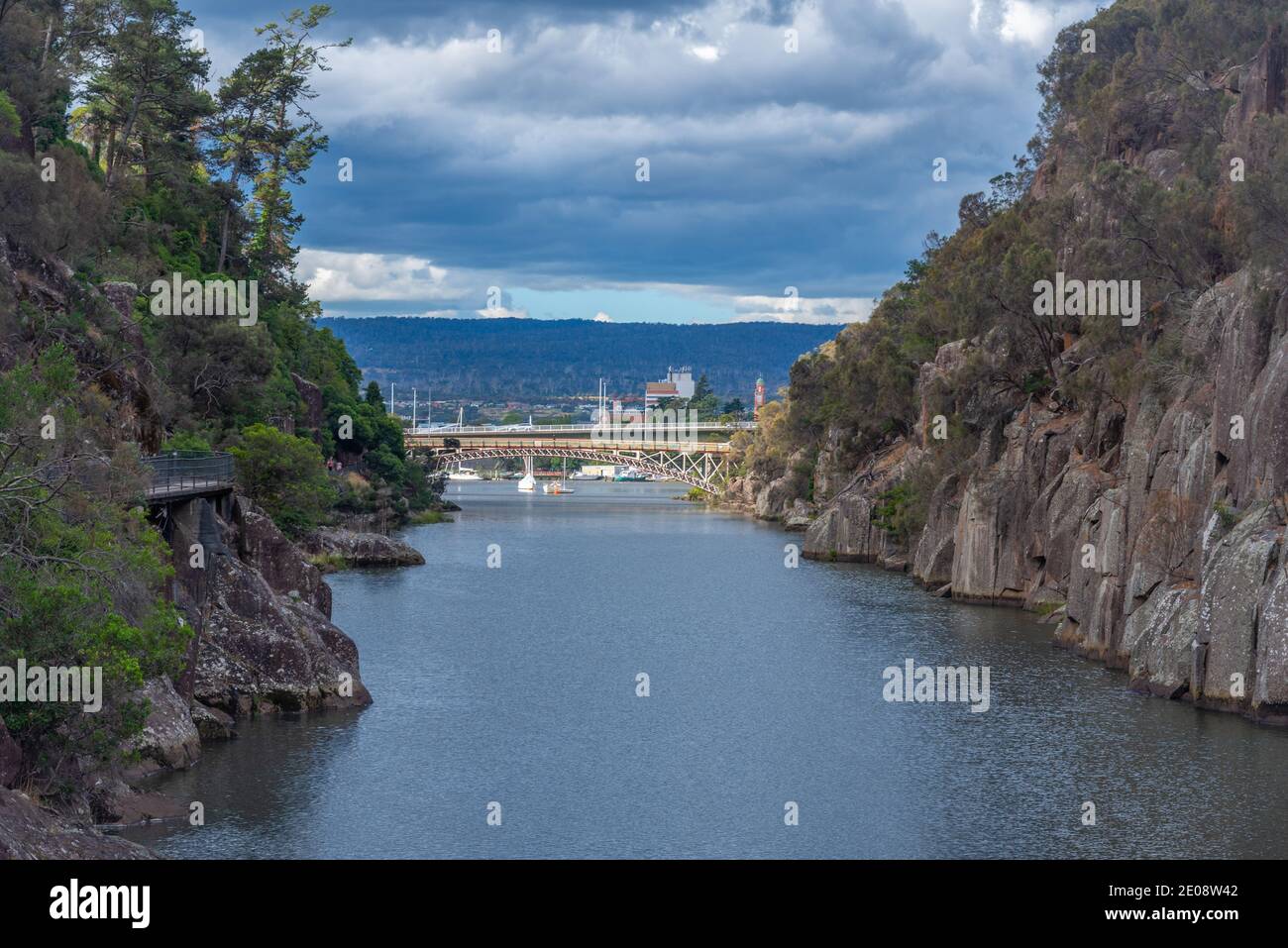 King's Bridge à Launceston, Australie Banque D'Images