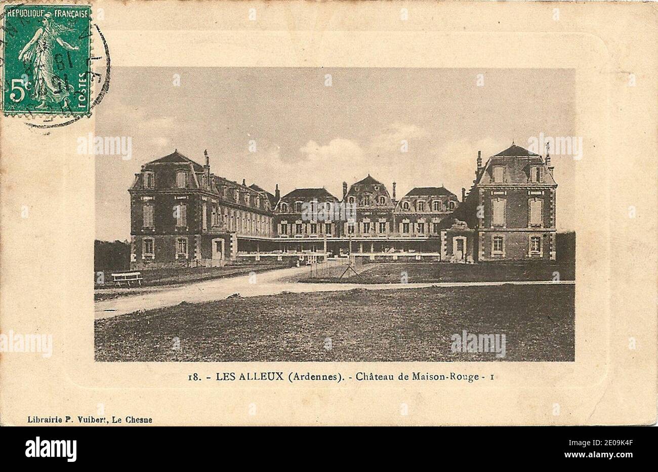 Les Alleux-FR-08-château de Maison-Rouge Photo Stock - Alamy