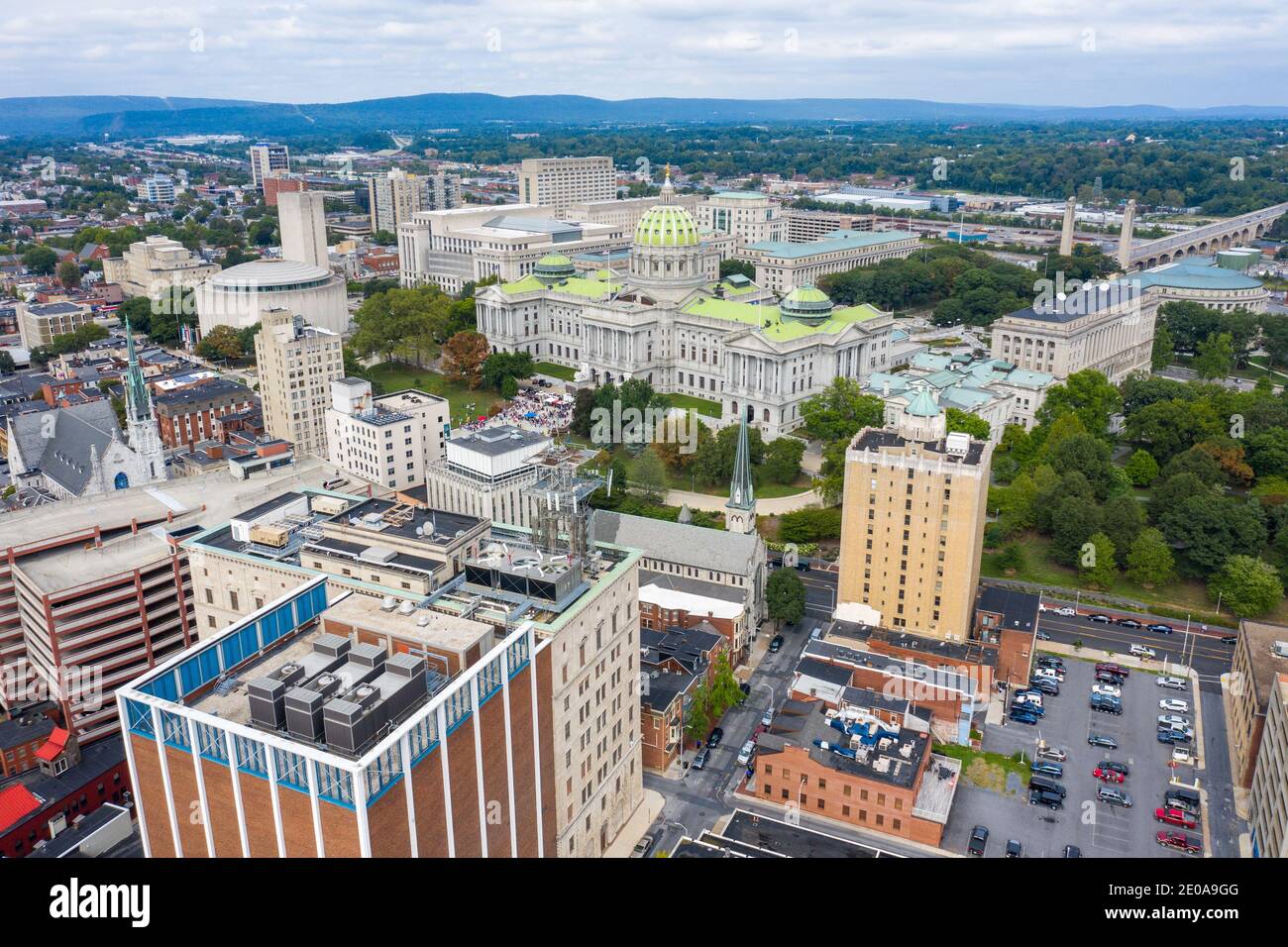 Pennsylvania State Capitol Complex, Harrisburg, Pennsylvanie, États-Unis Banque D'Images