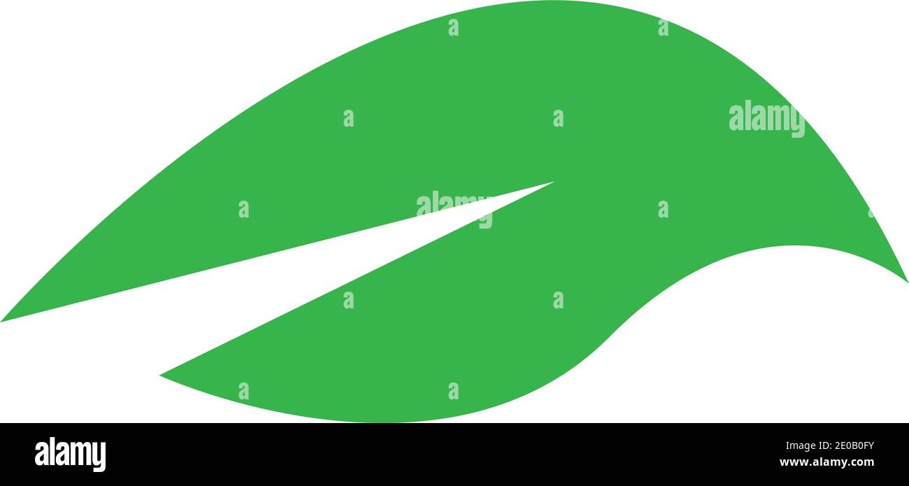 vecteur de logo feuille vert Illustration de Vecteur
