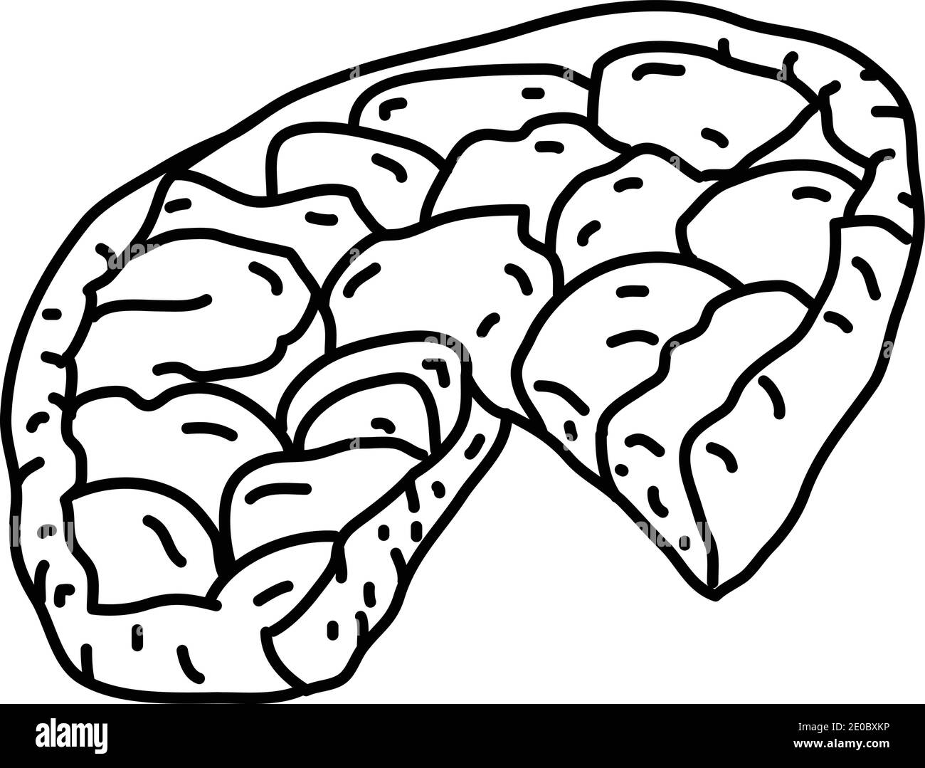 Tarte Tatin France Food main Icon Set Vector. Illustration de Vecteur