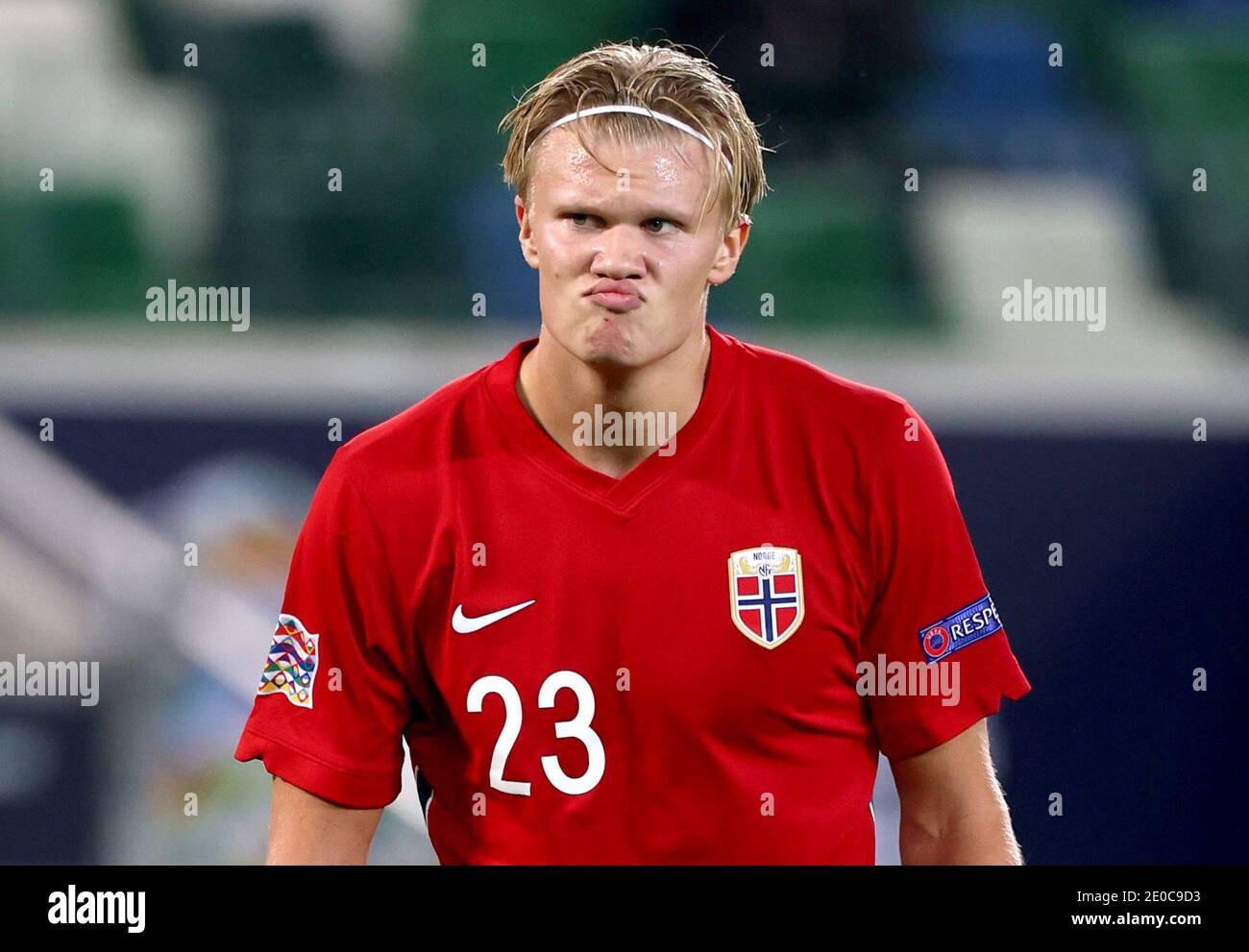 Photo du dossier en date du 07-09-2020 de la Norvège Erling Braut Haaland. Banque D'Images