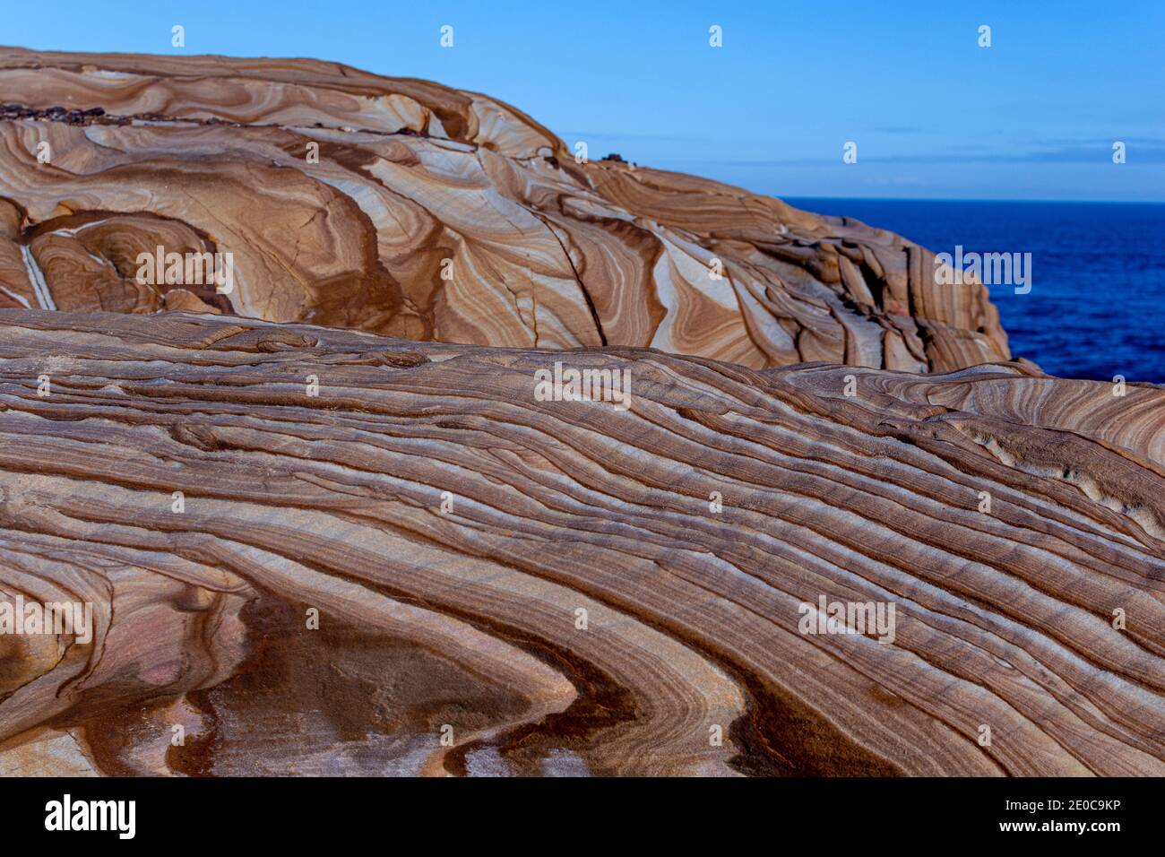 Vagues de rochers de Bouddi Banque D'Images