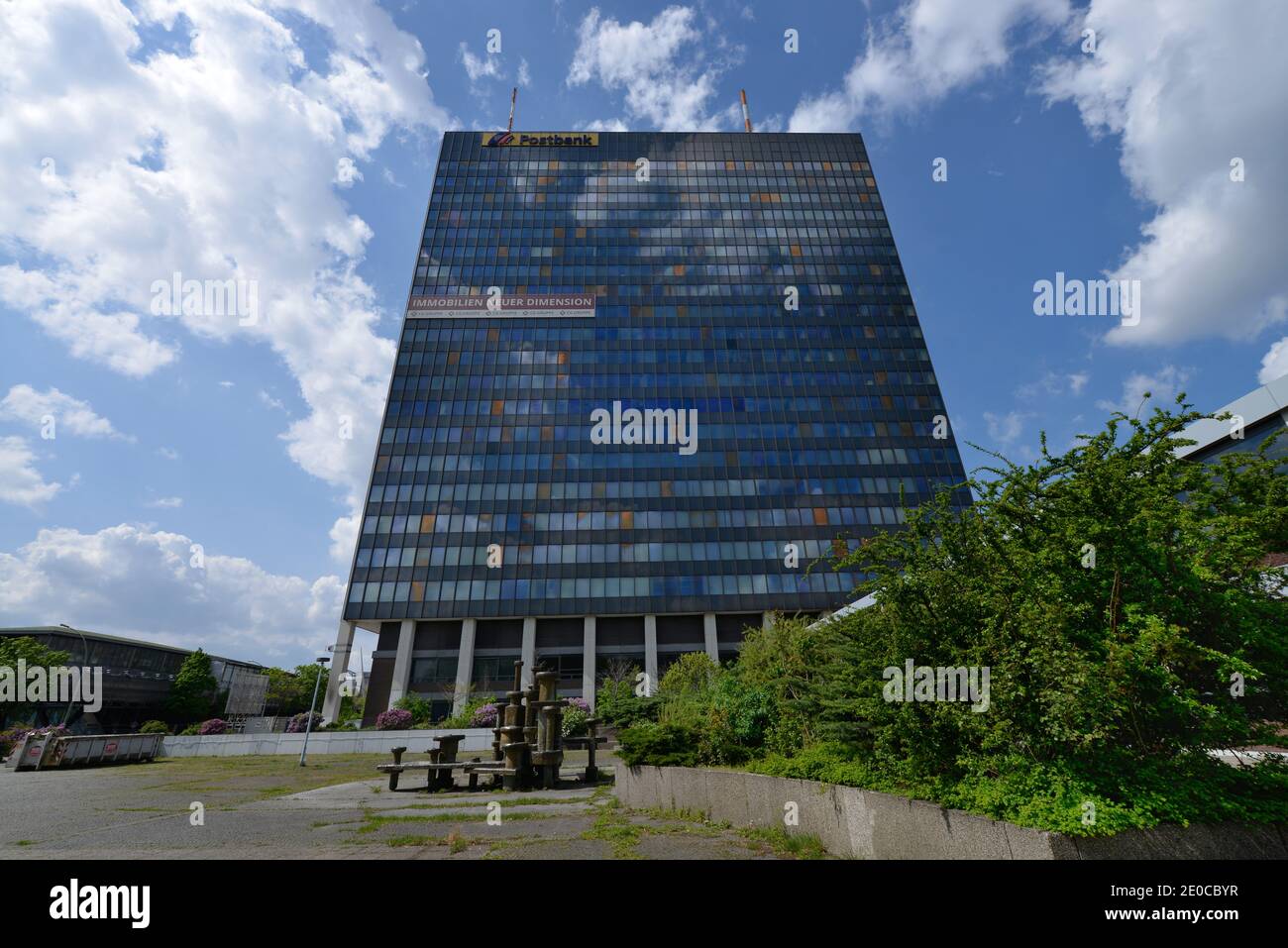 Postbank Hochhaus, Hallesches Ufer, Kreuzberg, Berlin, Deutschland Banque D'Images