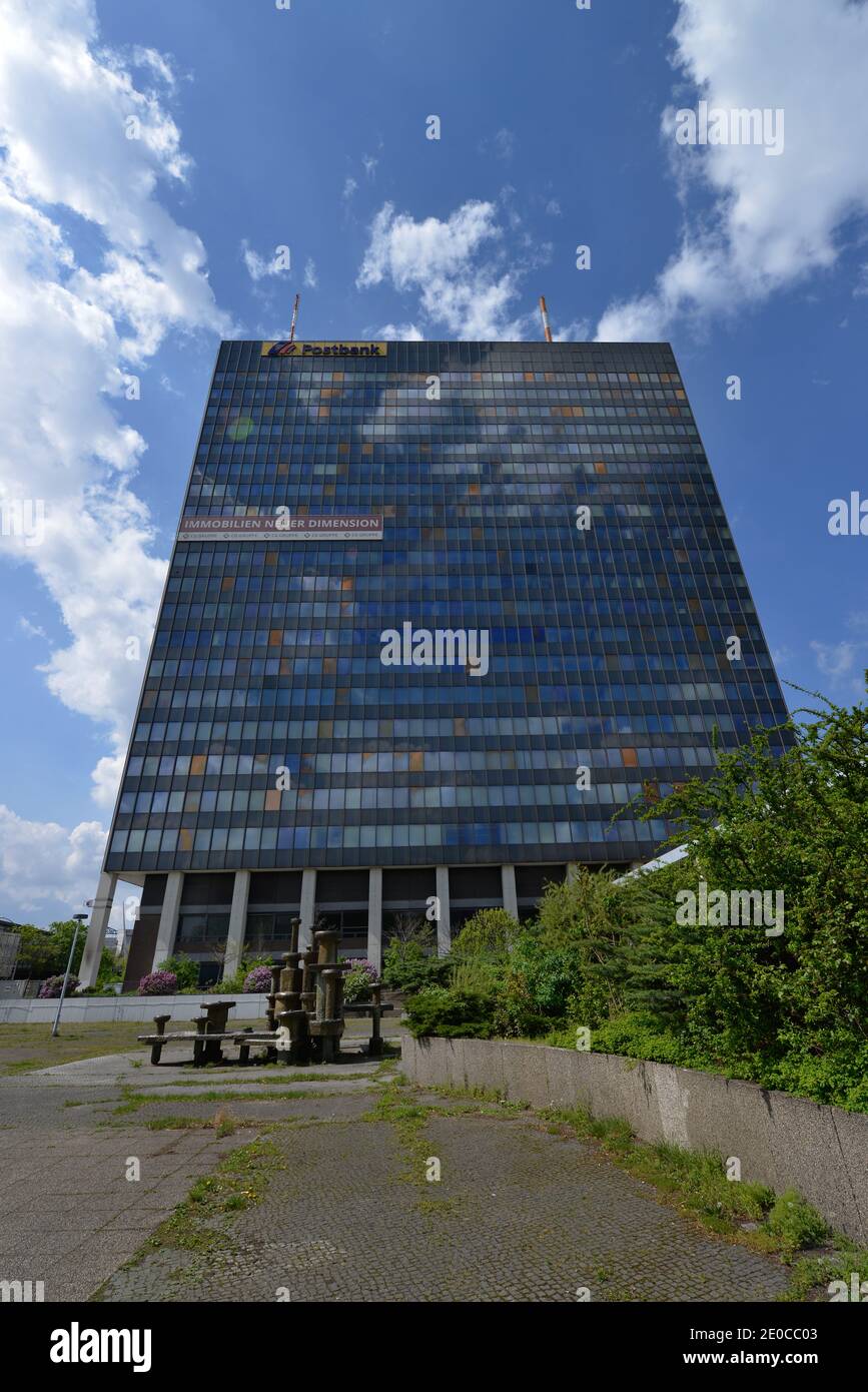 Postbank Hochhaus, Hallesches Ufer, Kreuzberg, Berlin, Deutschland Banque D'Images