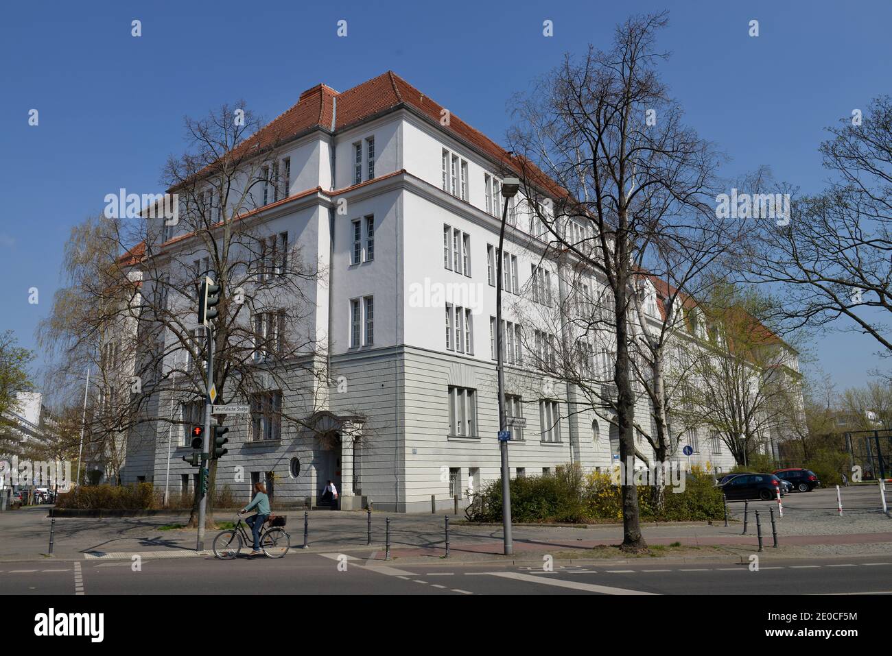 Muenstersche Katharina-Heinroth-Grundschule, Strasse, Wilmersdorf, Berlin, Deutschland Banque D'Images
