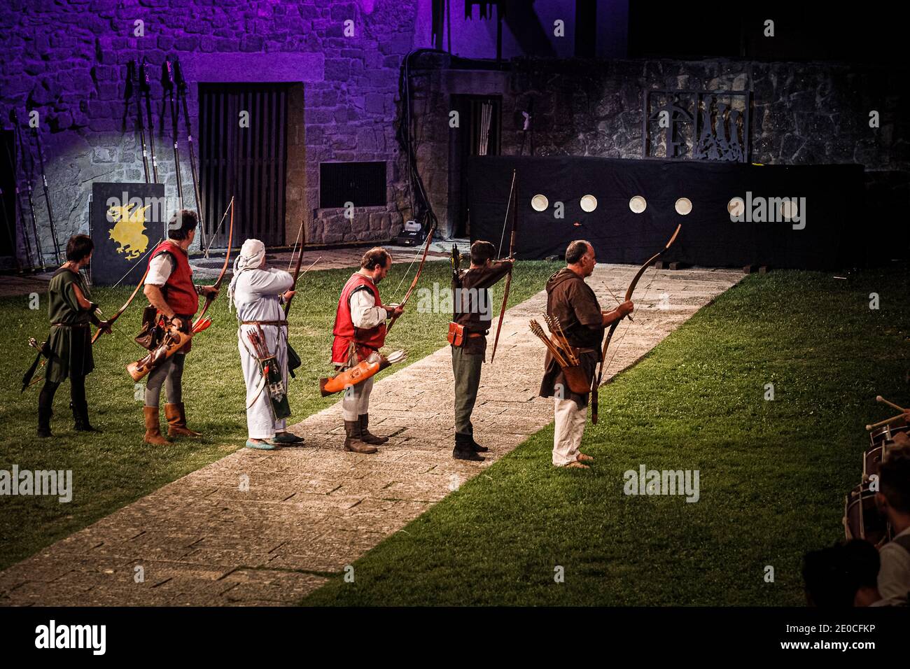 République de Saint-Marin - Cava dei Balestrieri - médiévale Jours - arches Banque D'Images