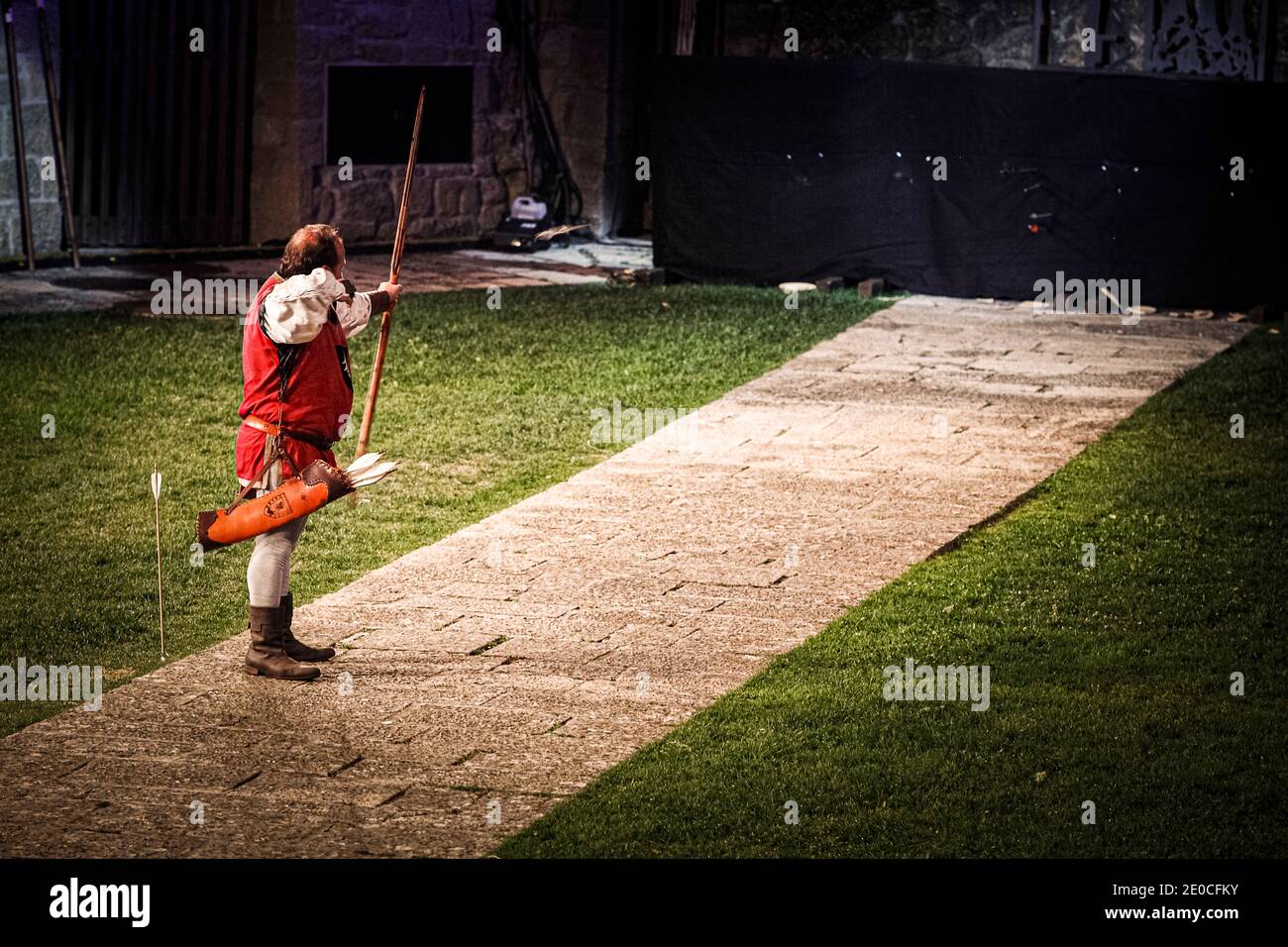 République de Saint-Marin - Cava dei Balestrieri - médiévale Jours - arches Banque D'Images
