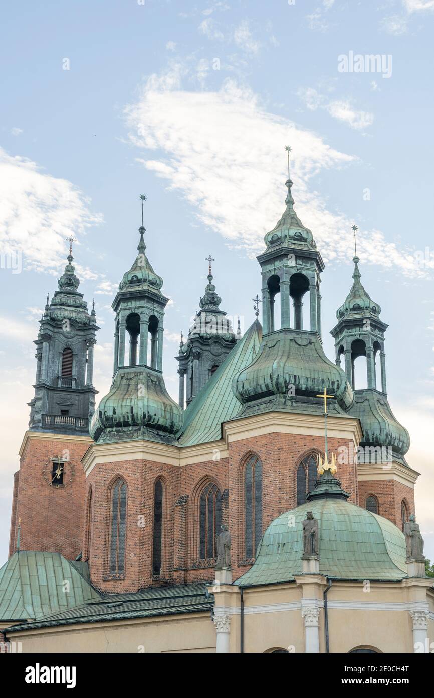 Cathédrale de Poznan, Cathedral Island, Poznan, Pologne, Europe Banque D'Images