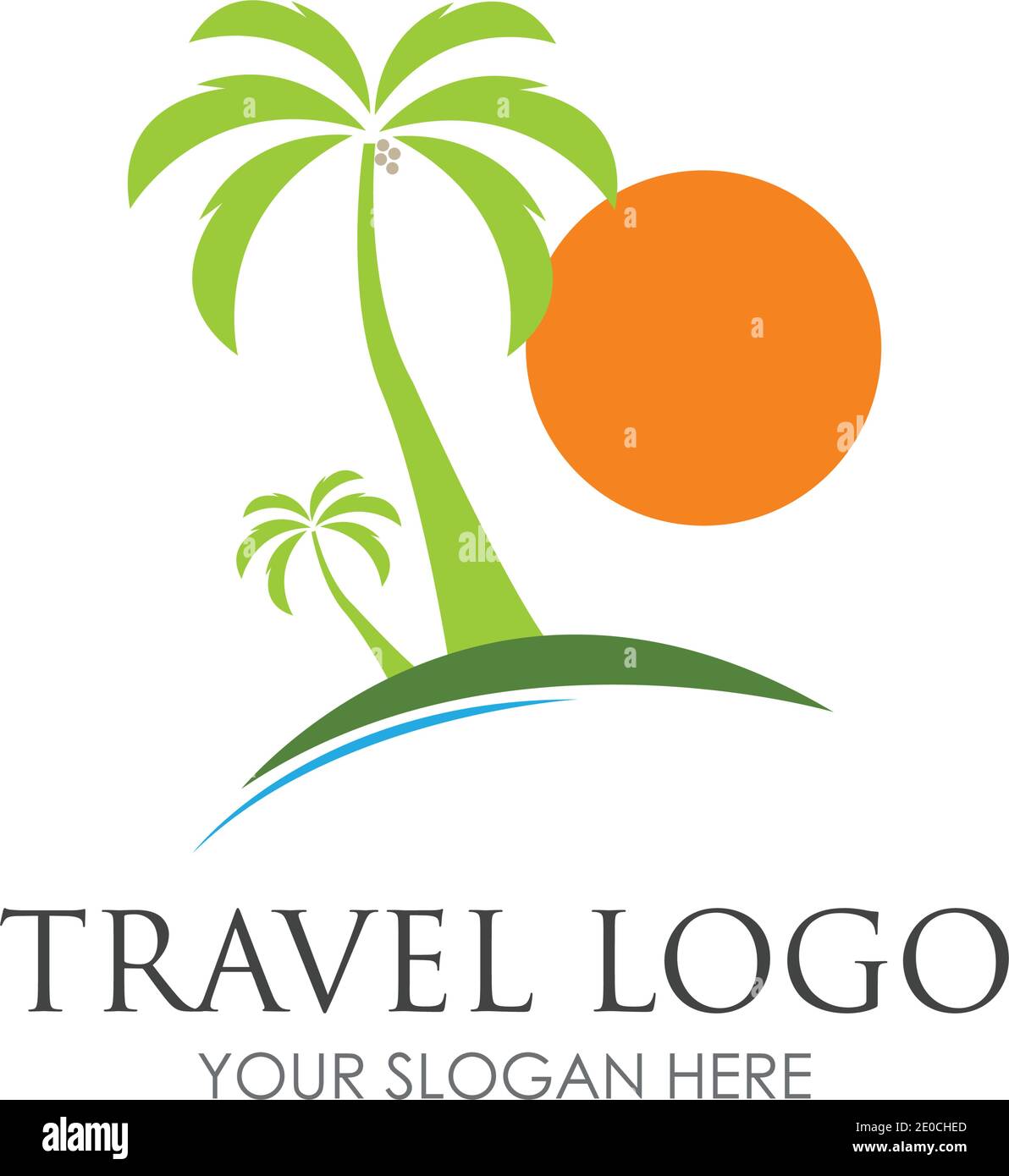 Logo de voyage vecteur icône modèle-vecteur Illustration de Vecteur