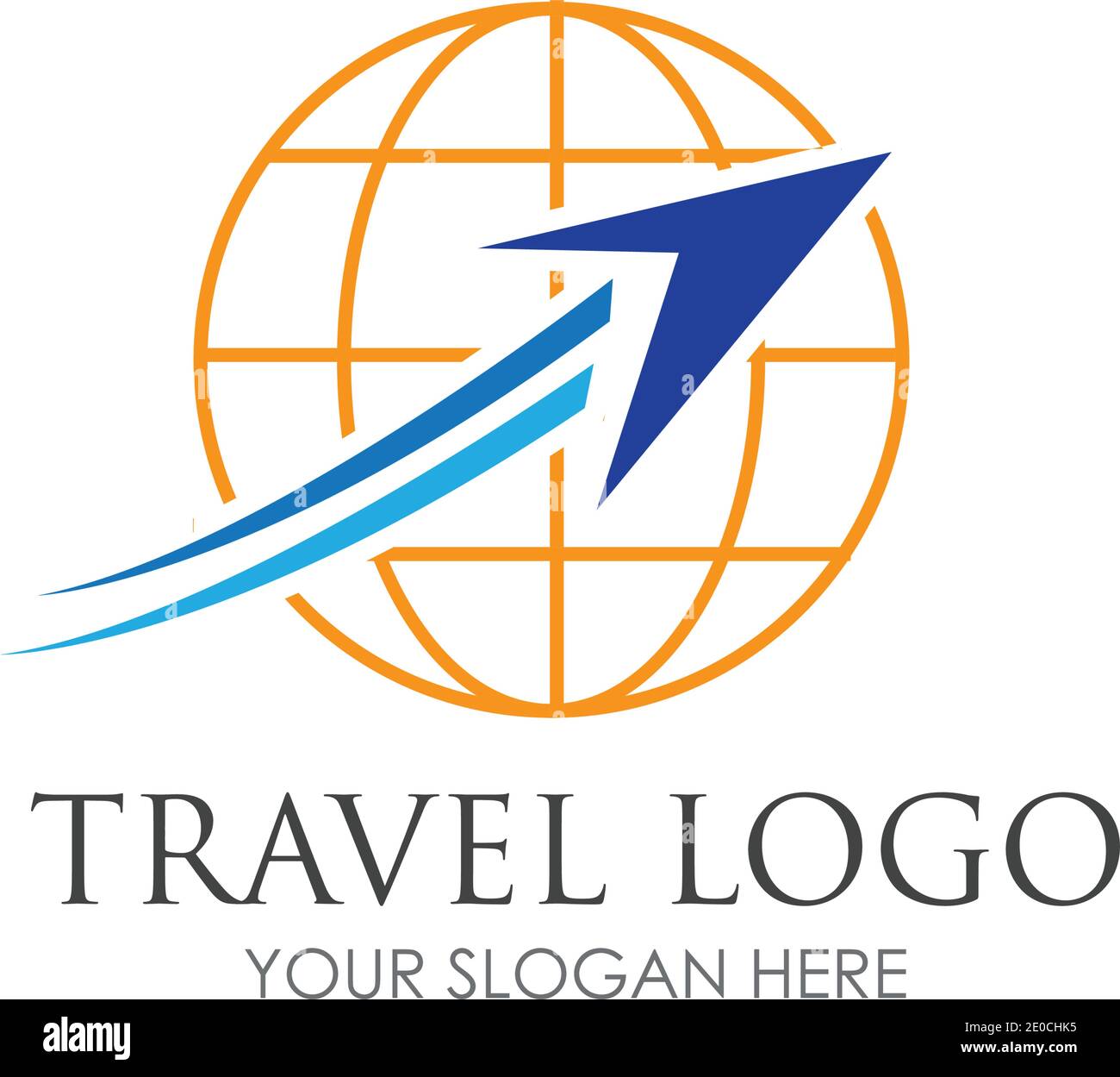 Logo de voyage vecteur icône modèle-vecteur Illustration de Vecteur
