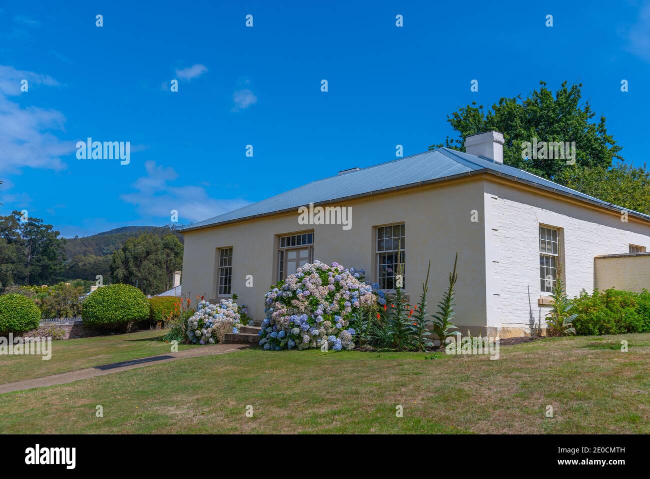 Bâtiments historiques au site historique de Port Arthur en Tasmanie, Australie Banque D'Images