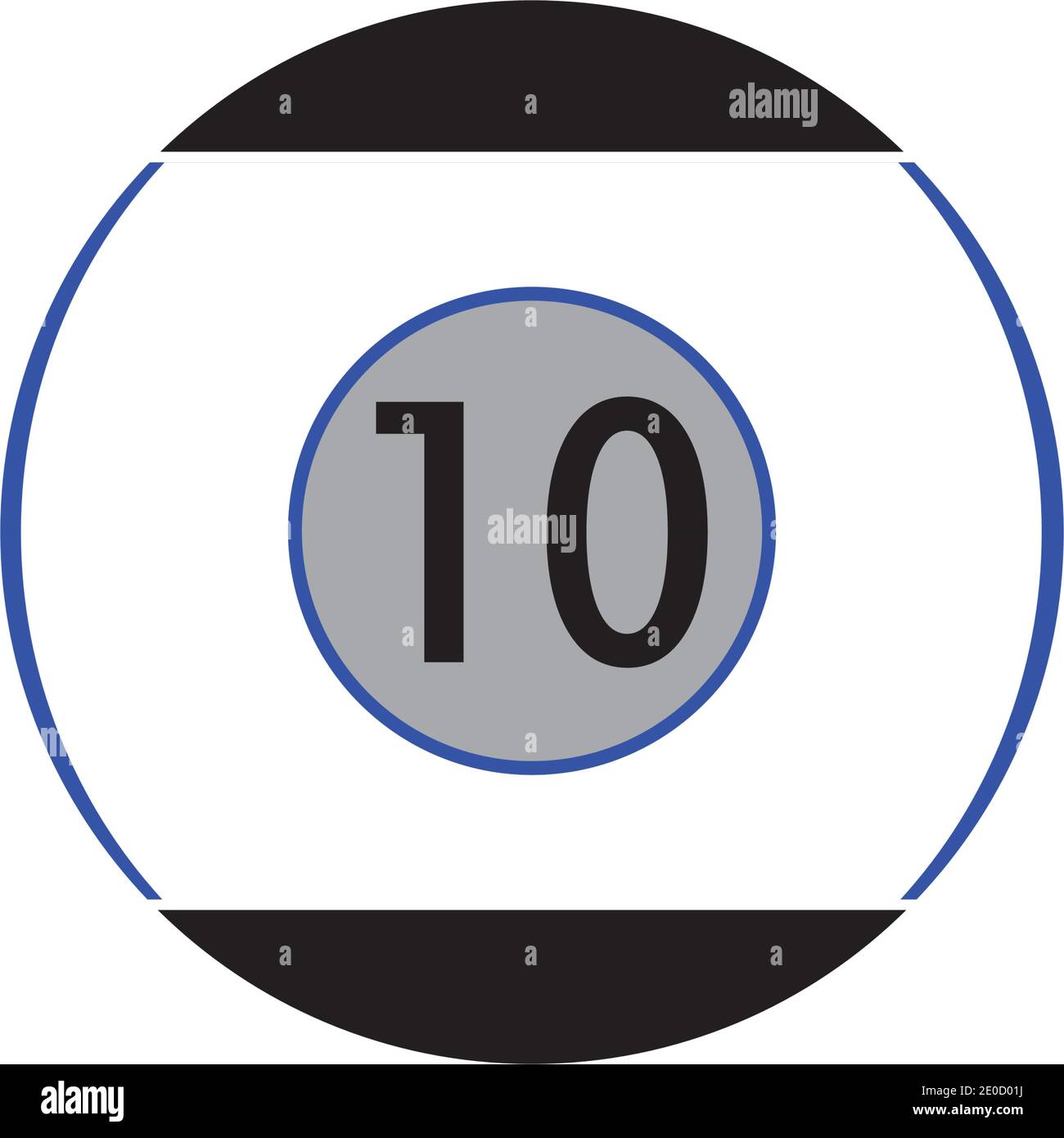 Modèle de logo de billard dessin d'icône de vecteur - boules de billard Vector Modèle de conception d'illustration à vecteur d'icône - vecteur Illustration de Vecteur