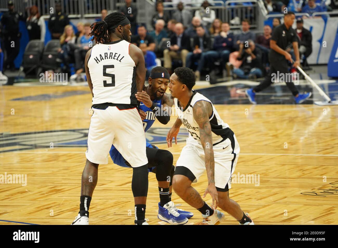 Orlando Magic accueille les LA Clippers au Amway Centre à Orlando, en Floride, le dimanche 26 janvier 2020. Crédit photo : Marty Jean-Louis Banque D'Images