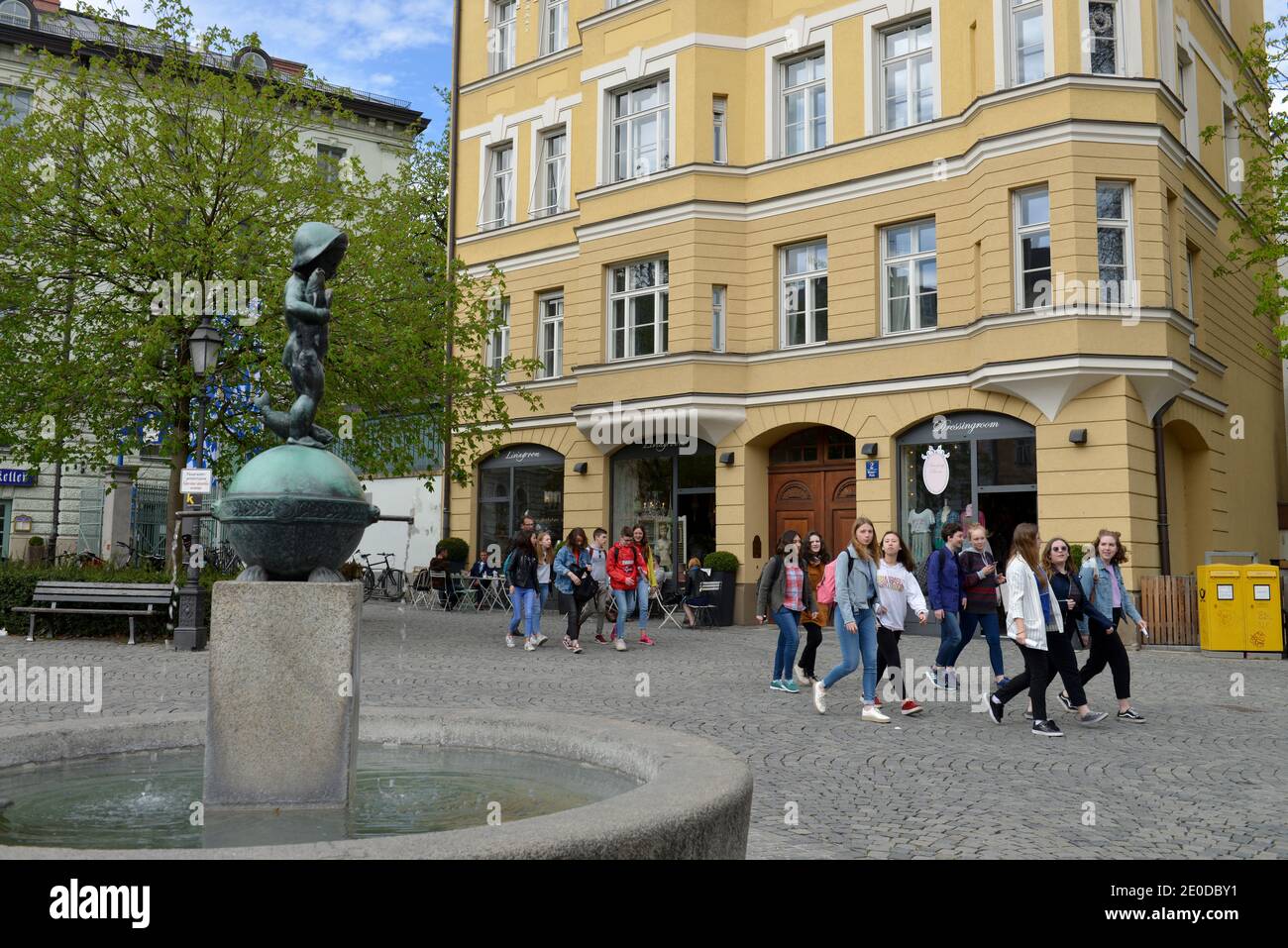 Wiener Platz, Alt-Haidhausen, Haidhausen, Munich, Bayern, Deutschland Banque D'Images