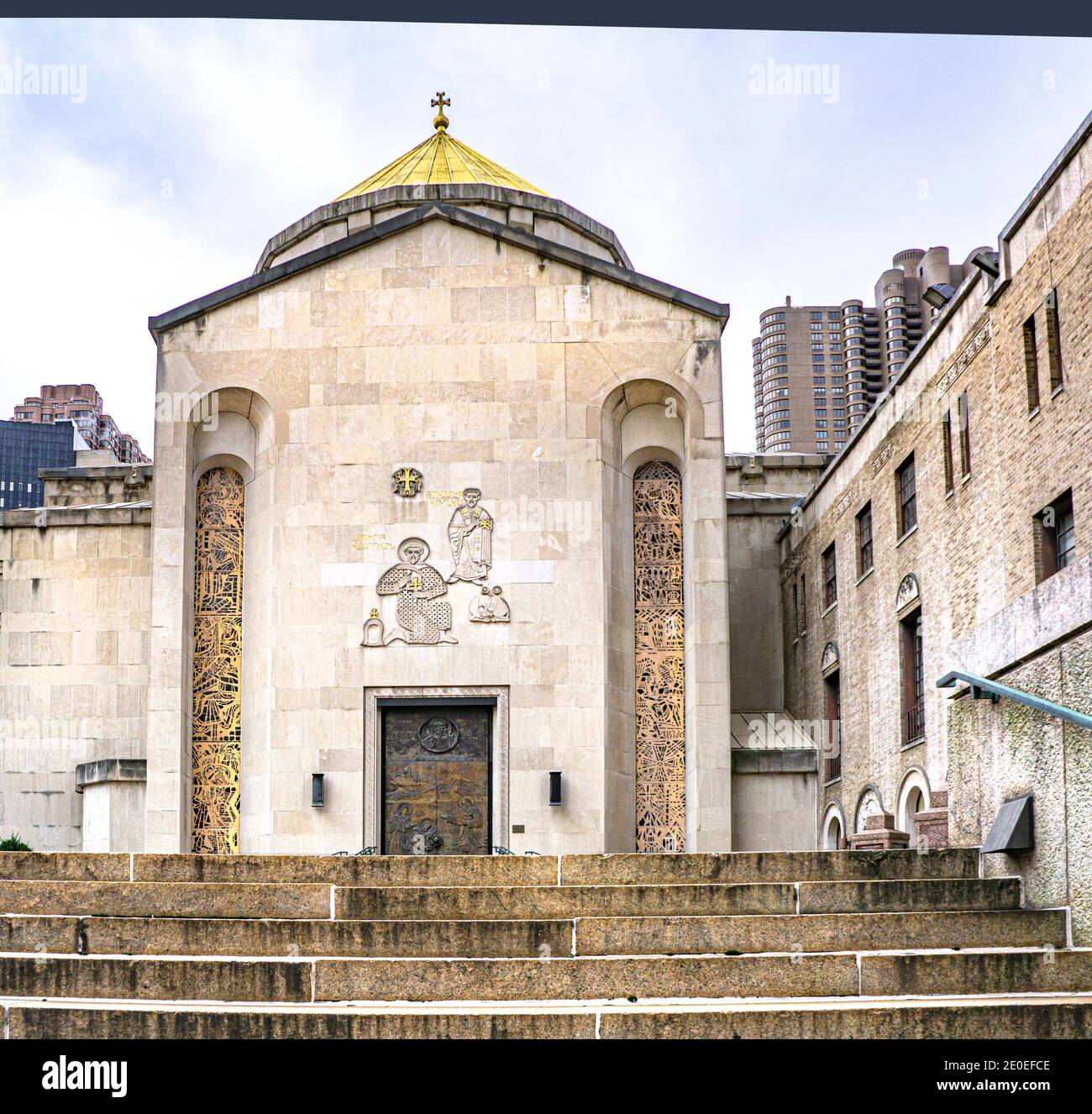 Cathédrale arménienne de Saint-Vartan, New York, New York, États-Unis Banque D'Images