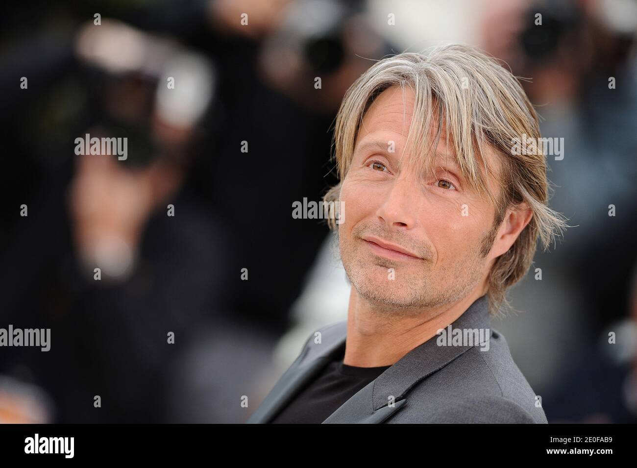 Mads Mikkelsen participe au Photocall « la chasse » lors du 65e Festival annuel de Cannes au Palais des Festivals le 20 mai 2012 à Cannes, France. Photo de Lionel Hahn/AbacaPress.com Banque D'Images