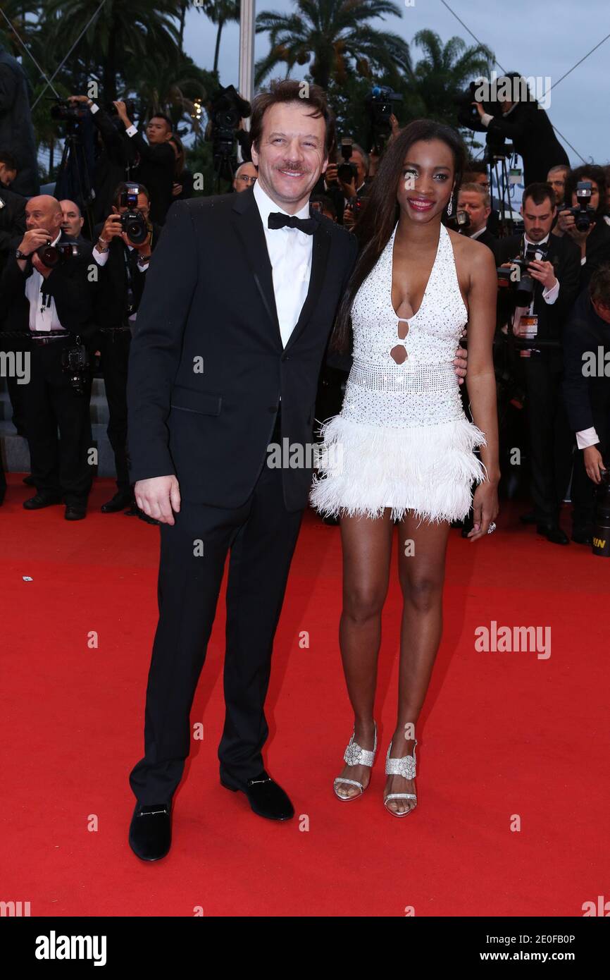 Samuel le Bihan et Daniela Bihan arrivent à la projection « Amour » qui s'est déroulée au Palais des Festivals dans le cadre du 65e Festival international du film de Cannes, le 20 mai 2012. Photo de Frédéric Nebinger/ABACAPRESS.COM Banque D'Images