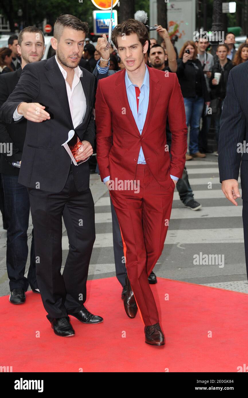 Andrew garfield amazing spiderman Banque de photographies et d’images à haute résolution Alamy