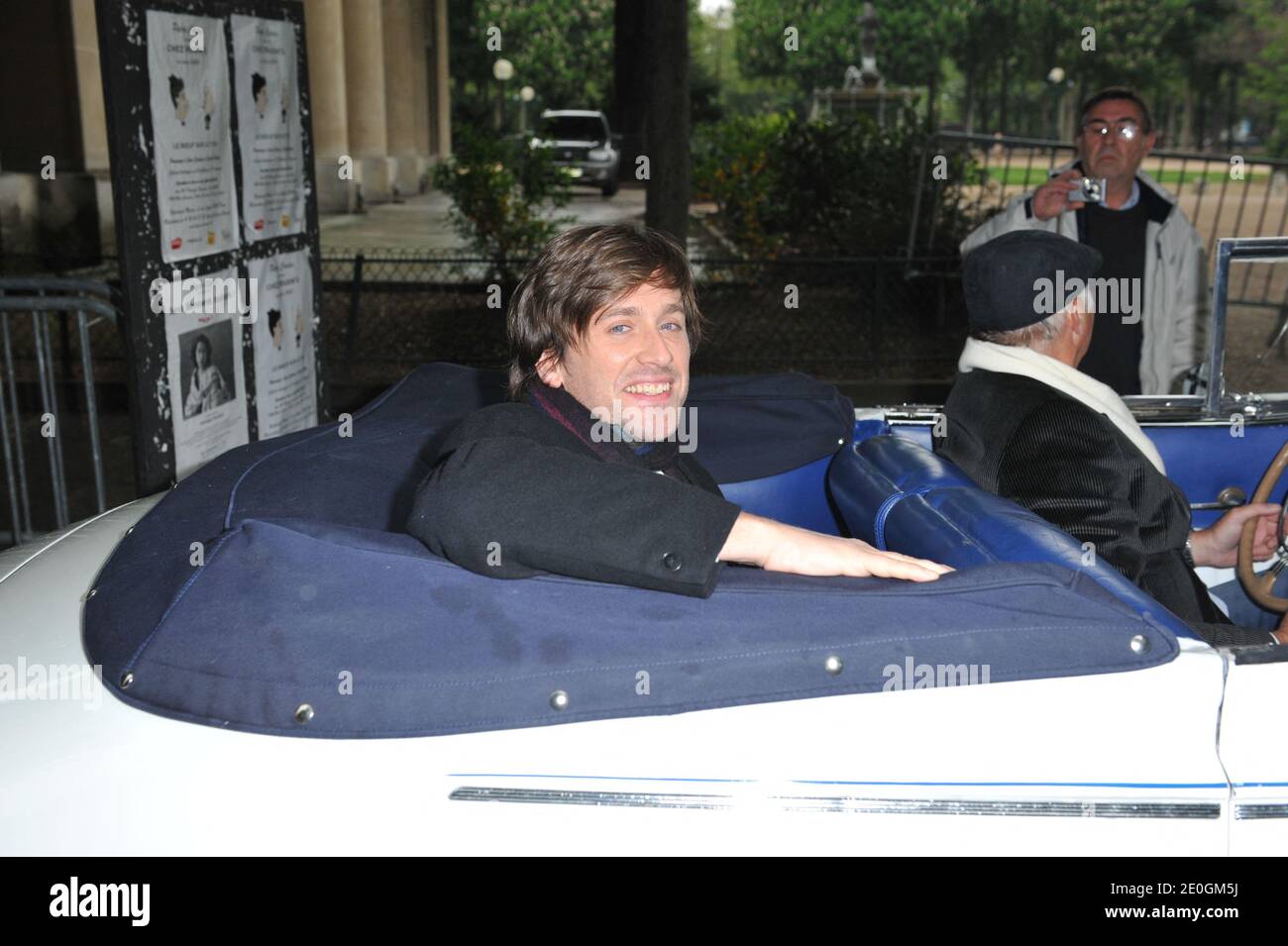 Thomas Dutronc lors de l'enregistrement de l'émission champs Elysées, Paris, France, mai 2012. Photo Max Colin/ABACAPRESS.COM Banque D'Images