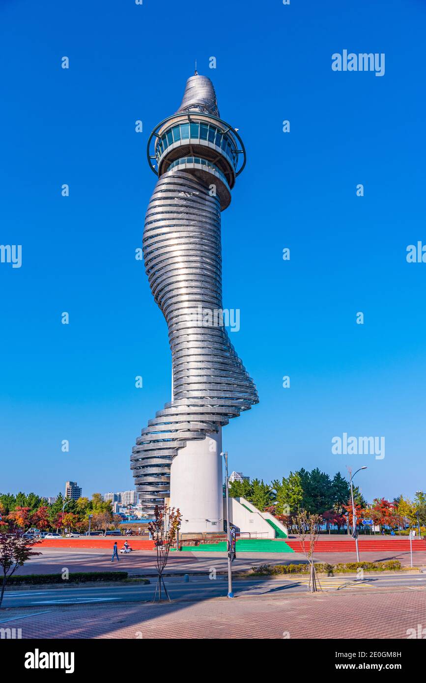 Expo Tower à Sokcho, République de Corée Banque D'Images