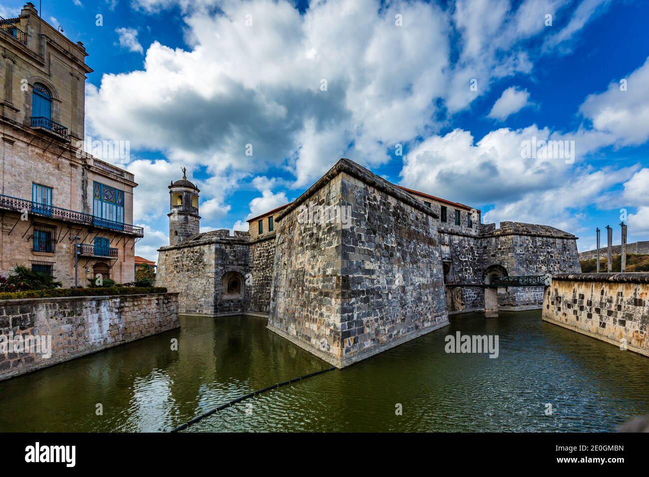 Le Castillo de la Real Fuerza (Château de la Royal Force) est un fort de bastion sur le côté ouest du port à la Havane, Cuba Banque D'Images