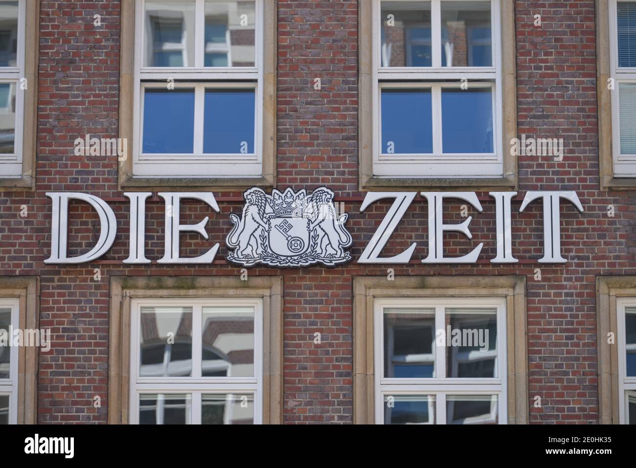 'Die Zeit', Helmut-Schmidt-Haus, Speersort, Hamburg, Deutschland Banque D'Images