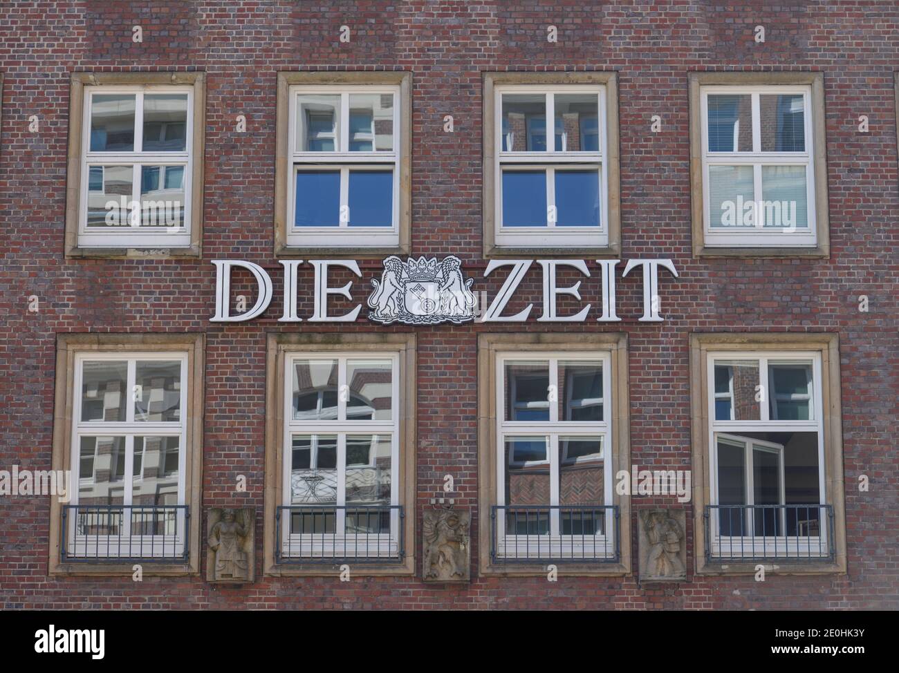 'Die Zeit', Helmut-Schmidt-Haus, Speersort, Hamburg, Deutschland Banque D'Images