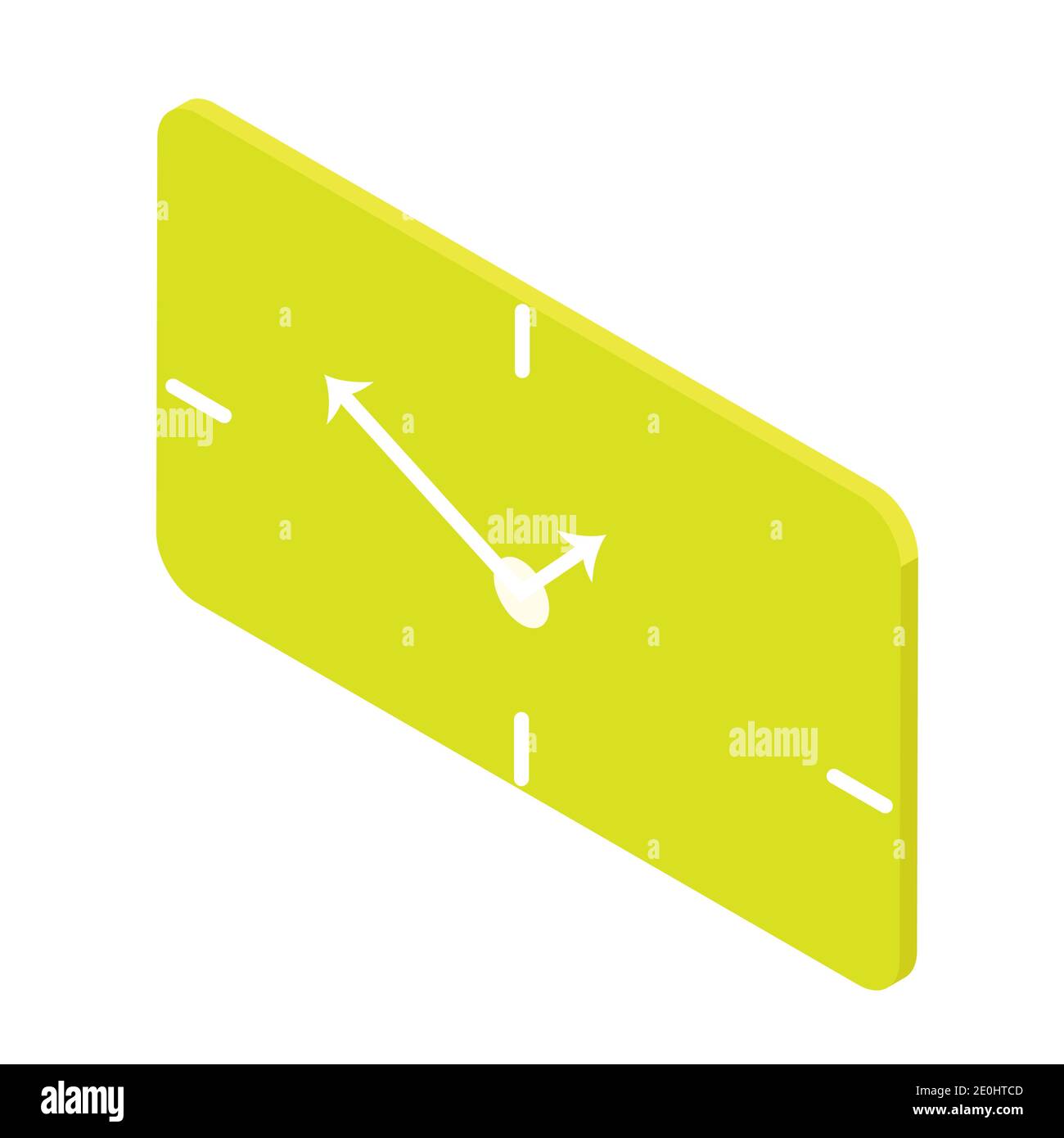 Illustration du vecteur isométrique de l'horloge eps.10 Illustration de Vecteur
