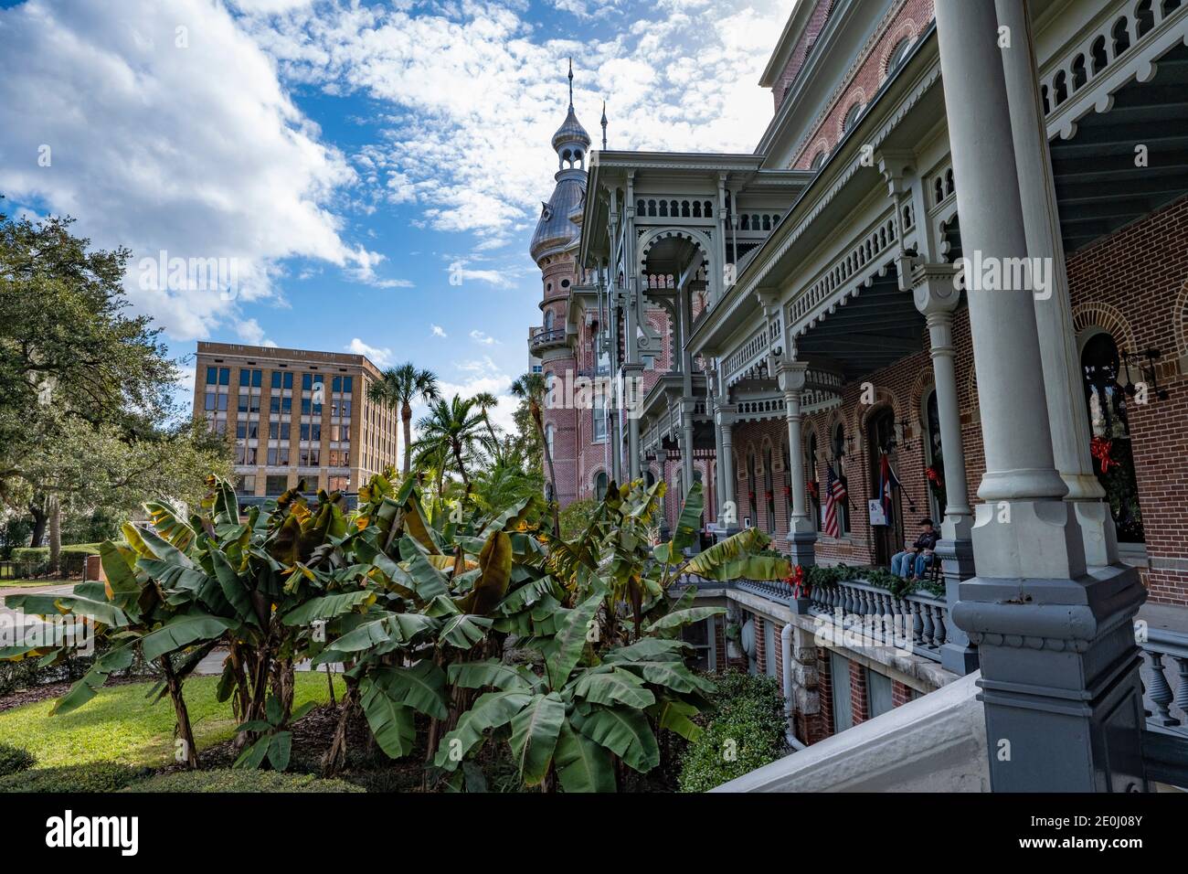 Tampa Bay Hotel Balcony, Tampa, Floride Banque D'Images