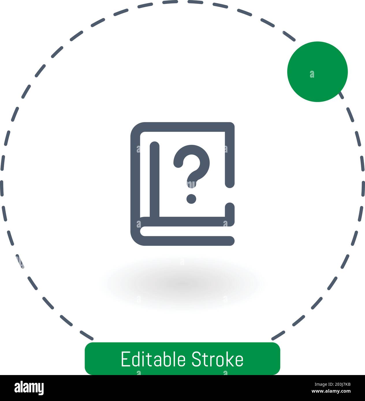 icône de vecteur de questions icônes de contour modifiables pour le web et mobile Illustration de Vecteur