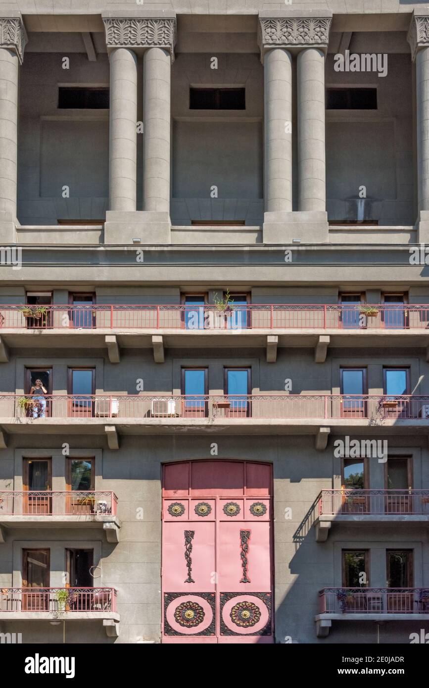 Théâtre de l'Opéra d'Erevan sur la place de la liberté, Erevan, Arménie Banque D'Images