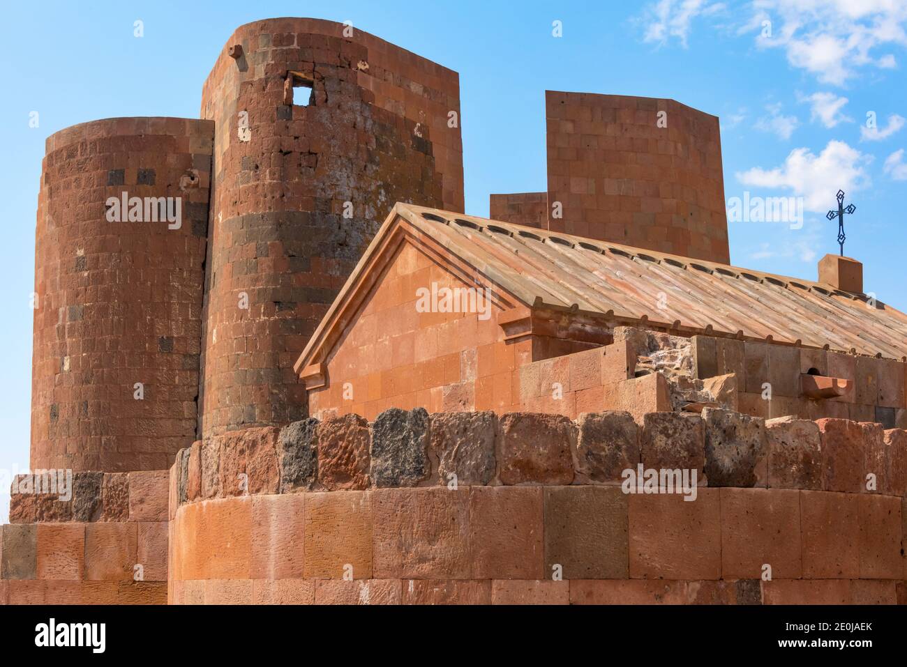 Forteresse de Dashtadem (7e-19e siècles), Dashtadem, province d'Aragatsotn, Arménie Banque D'Images