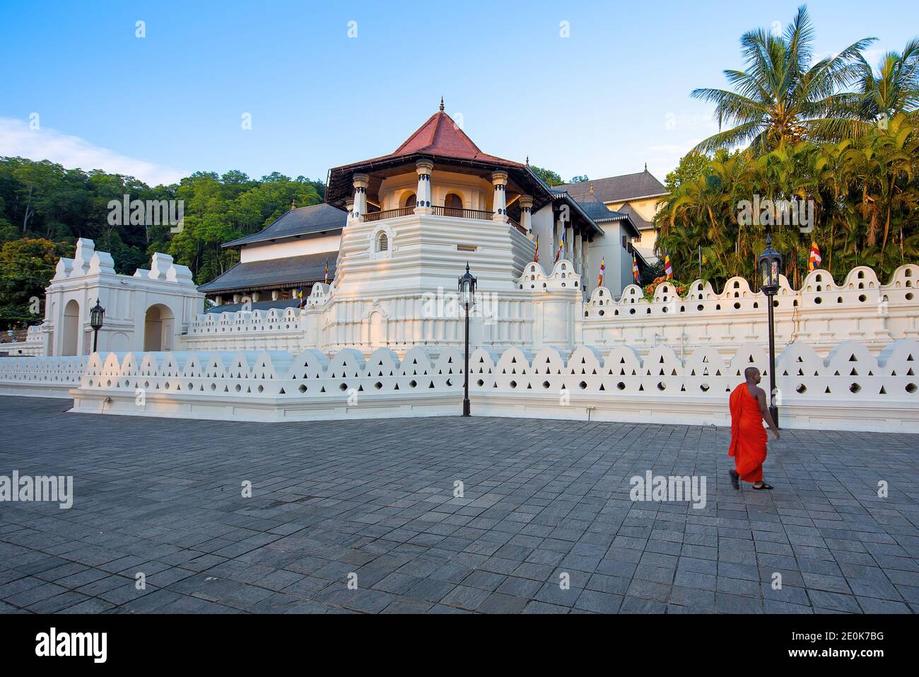 Temple de la dent, Kandy, Sri Lanka Banque D'Images