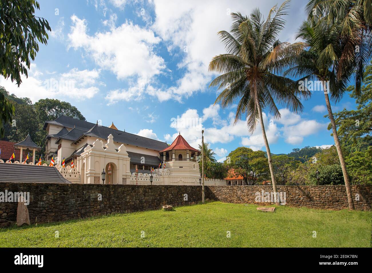 Temple de la dent, Kandy, Sri Lanka Banque D'Images