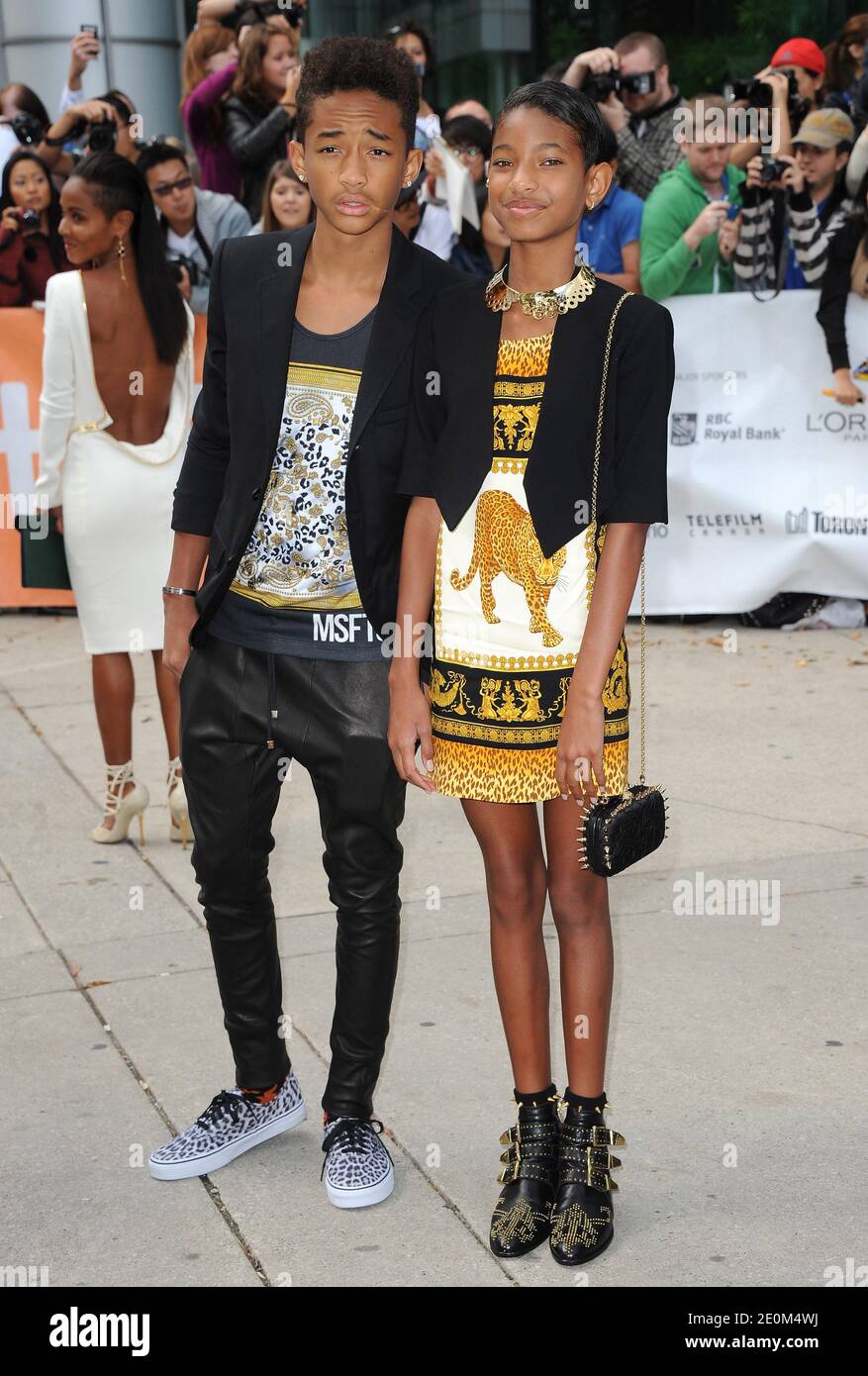 Jaden Smith et Willow Smith assistent à la projection de « Free Angela & All Political prisonniers » lors du 37e TIFF du Festival international du film de Toronto, à Toronto, Canada, le 9 septembre 2012. Photo de Lionel Hahn/ABACAPRESS.COM Banque D'Images