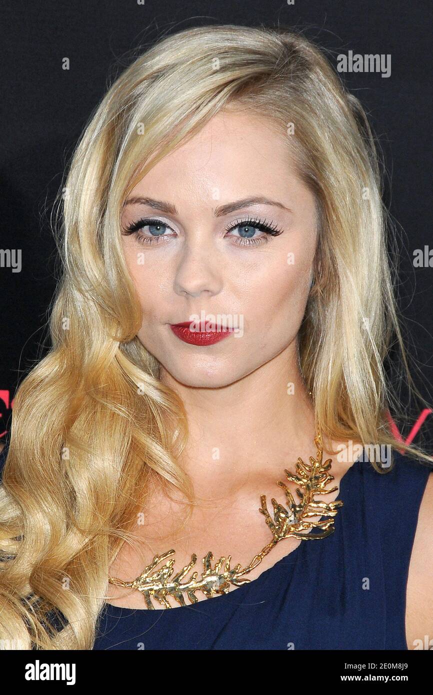 Laura Vandervoort assiste à la première de 'Resident Evil: Retribution', à Regal Cinemas LA. VIVRE à Los Angeles, CA, Etats-Unis le 12 septembre 2012. Photo de Tony DiMaio/ABACAPRESS.COM Banque D'Images