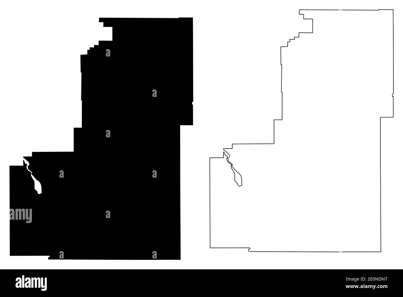 Comté de Sanpète, État de l'Utah (comté des États-Unis, États-Unis d'Amérique, États-Unis, États-Unis) carte illustration vectorielle, scribble sketch carte de Sanpète Illustration de Vecteur